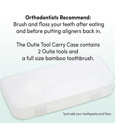 Outie Tool Aligner Total Care Case with Bamboo Toothbrush & 2 Removal Tools - Buy Online on GoSupps.com