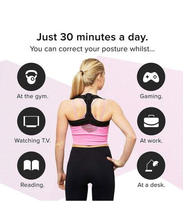 Posture Corrector for Men and Women Ideal for Pain Relief in The Spine Neck Shoulders and Upper Back Providing Good Support and Stretching for The Shoulders - Buy Online on GoSupps.com