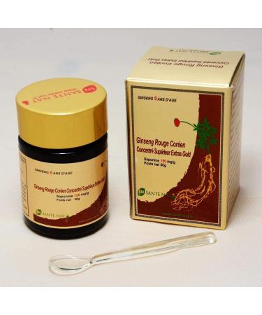 Korean RED GINSENG 50G EXTRA GOLD - Concentrated Extract 6 Years of Age - Saponin Greater than 150mg Ginsenosides Rg1+Rb1+Rg3 15mg/g mini by Nat Health - Buy Online on GoSupps.com