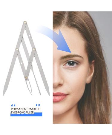 Srutueo 1Pcs Eyebrow Ruler Permanent Makeup Eyebrow Ruler Golden Ratio Divider Caliper Microblading Stencil Shaping Tool Tattoos Accessories Supplies - Buy Online on GoSupps.com