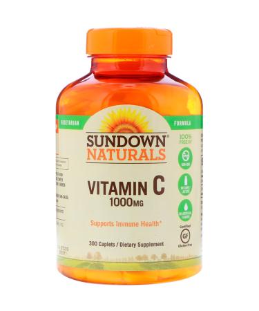 Sundown Naturals Vitamin C 1000 mg 300 Caplets