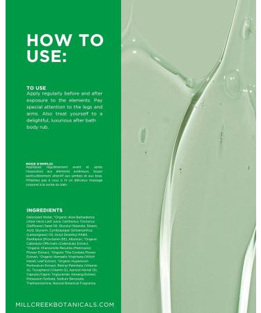 Mill Creek Botanicals Aloe Vera & Paba Lotion 14 oz Pack of 2 - Buy Online on GoSupps.com