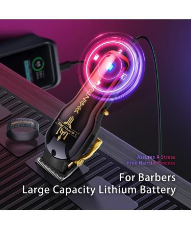 SUPRENT PRO Hair Clippers for Men | Premium Barber Clippers - DLC Blade Brushless Motor Rechargeable Kit Customizable Casing - Perfect Gift for Men (Red - Buy Online on GoSupps.com