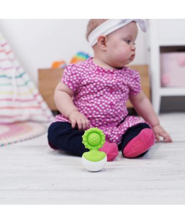 Fat Brain Toys Dimpl Wobbl Green Teether (1) - Buy Online on GoSupps.com