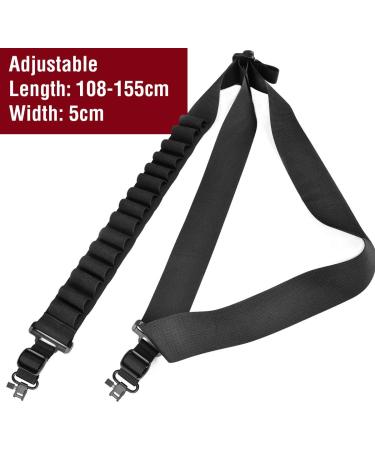CVLIFE Adjustable 2 Point Sling | Holds 15 Shells | Black - Buy Online on GoSupps.com