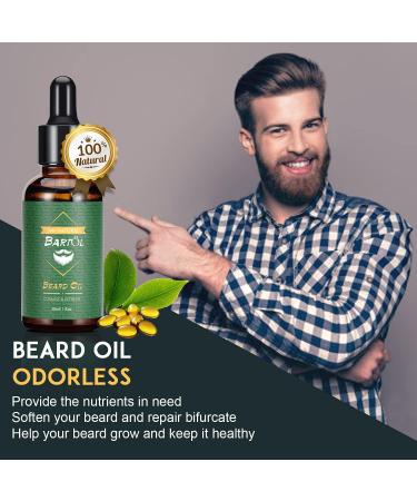 Buy Cusmay Beard Care Set for Men | All-in-One Gift Set with Shampoo Oil Balsam Comb & Shears - Perfect for Father's Day Valentine's Day & Christmas - Buy Online on GoSupps.com