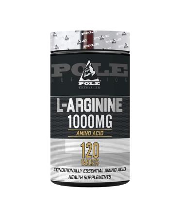 L-Arginine - Essential Amino Acid 1000mg | 120 Tablets - Amplify Your Performance with Nitric Oxide Support