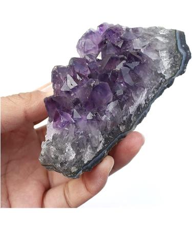 Amethyst Rough Stone 1 Kg Natural Brazil Amethyst Crystal Cluster for Home Decor - Buy Online on GoSupps.com
