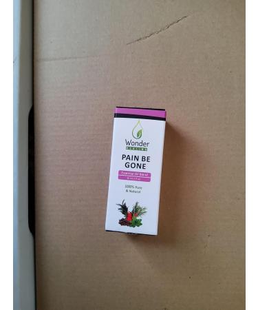 Pain Be Gone Essential Oil All-Natural Oil (comparable to Panaway) Made with Clove Helichrysum Peppermint and Wintergreen with High Success Rate by Wonder Healing (30 ml / 1 oz) - Buy Online on GoSupps.com