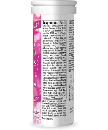 Source Naturals Wellness Fizz - Natural Berry Flavor 10 Wafers | Boost Your Health - Buy Online on GoSupps.com