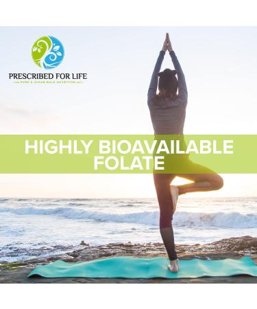 Prescribed For Life Methyl Folate Powder | Bioavailable Folic Acid to Support Brain Health | Pure Powdered Vitamin B9 Folate Supplement for Women & Men (0.5 oz / 14 g) - Buy Online on GoSupps.com