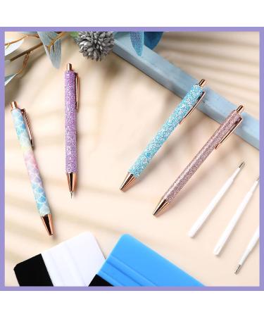 12 Pcs Weeding Pen Set with Refills and Squeegees for Craft Adhesive Vinyl - Fine Point Craft Pin Tool for Vinyl Air Release - Buy Online on GoSupps.com