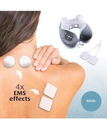 Prorelax EMS Massage Pillow Trio with Heat - 6 Intensity Levels Adjustable Size Cordless & Includes 2 Electrode Pads - Buy Online on GoSupps.com