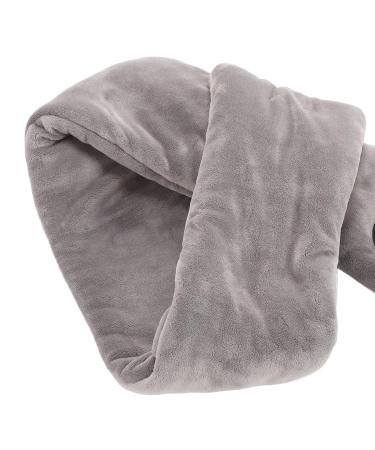 Heating Scarf for Neck Pain Relief | 32.3x4.1 Inch Electric Vibration Massage | Double-Sided Velvet | Adjustable Speed & Soft Comfort - Buy Online on GoSupps.com