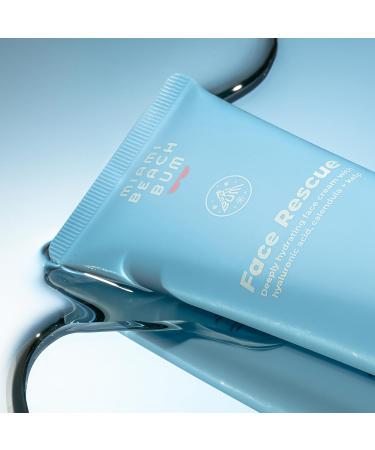 Miami Beach Bum Hydrating Face Rescue Cream (2 Pk) - Hyaluronic Acid Vitamins A + C Non-Greasy Fragrance-Free for Sensitive & Acne-Prone Skin - Calms Redness & Tightens Pores (1.7oz each - Buy Online on GoSupps.com