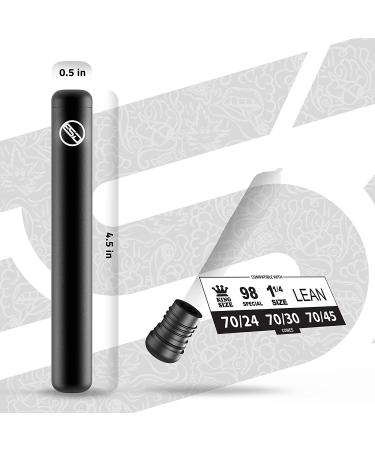 ESD Metal Tube Conetainer | Black | Fits King Size and 1-1/4 Cones - Contains Smells - Waterproof - Buy Online on GoSupps.com