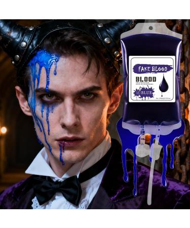  Salyeeluly Liquid face paint | 170 ml Waterproof Halloween bag Red and blue makeup for women and men spooky party supplies - Buy Online on GoSupps.com