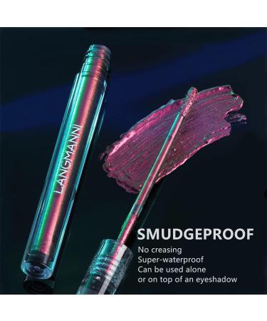 Multichrome Liquid Eyeshadow - Chameleon Metallic Green Gold Color Shifting - High Pigmented & Waterproof Glitter Eye Shadow (EMBER) - Buy Online on GoSupps.com