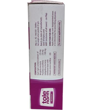 Ayucine Forever Dr.JRK's Tolenorm Ointment 35GM x 6 Pack - Natural Solution for Skin Pigmentation - Buy Online on GoSupps.com