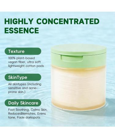 100 Count Toning Polish Pads Skincare Toner Pads for Dark Spots Wrinkles & Dull Skin - Hydrating Facial Treatment with Snail Mucin Peptides and Centella - Buy Online on GoSupps.com