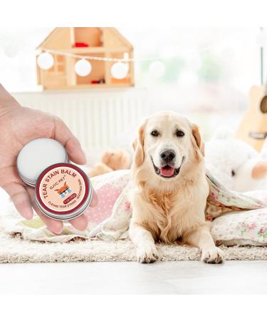 LINXINS Tear Stain Remover for Dogs Eyes Dog Tear Stain Remover Pet Tear Stain Remover 1 oz (30g) Natural Plant Based Eye Care for Cats and Dogs Gentle Cleansing - Buy Online on GoSupps.com