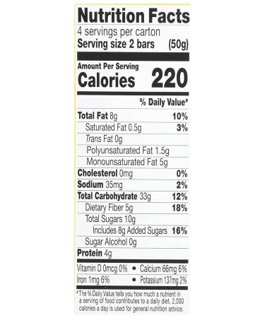 Honey Oat Nutritional Snack Breakfast Bar 1.8oz 4 Count - 7.1oz, Pack of 1 - Buy Online on GoSupps.com