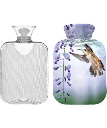Naanle Lavender Hot Water Bottle - 1L Transparent Bottle for Menstrual Cramps Pain Relief & Heat Therapy - International Shipping Available - Buy Online on GoSupps.com