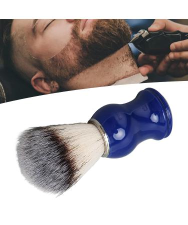 Handmade Blue Razor Brush - Professional Men's Hairdressing & Mustache Care | Nylon Beauty Salon Brush - Buy Online on GoSupps.com
