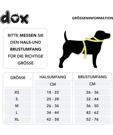 DDOXX Reflecting Airmesh Step-in Dog Harness - Adjustable for All Sizes (M Yellow: Neck 26-36 cm Breast 36-50 cm) - International Shipping Available - Buy Online on GoSupps.com