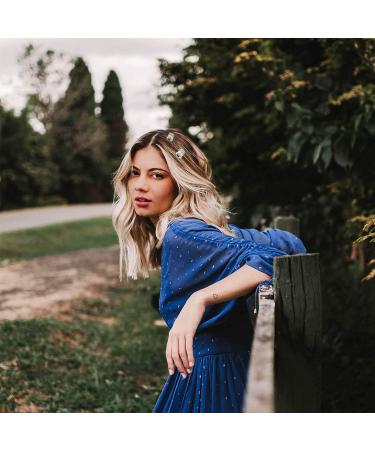 Muloo Pack of 10 Clear Acrylic Hair Clips DIY Hair Accessories Clear Hair Clip Clear Hair Pins Hair Barrette Acrylic Material 2# - Buy Online on GoSupps.com