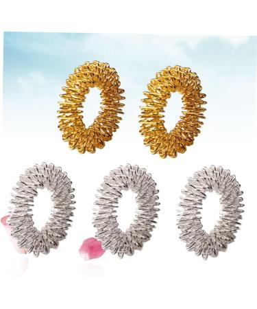 Ibasenice 5-St Spiky Sensory Ring - Acupressure Finger Circulation Toy | Chinese Medicine Massage Device - Buy Online on GoSupps.com
