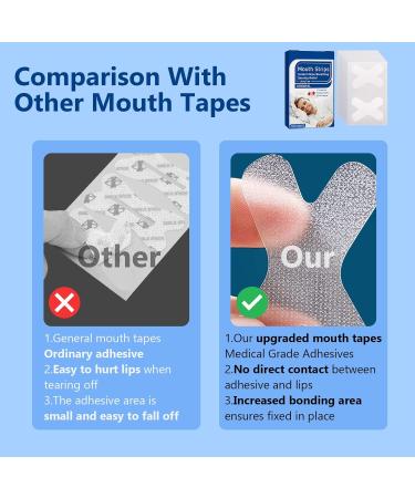 200Pcs Mouth Tape for Sleeping | Reduce Snoring & Mouth Breathing | Better Nose Breathing | Sleep Better - Buy Online on GoSupps.com