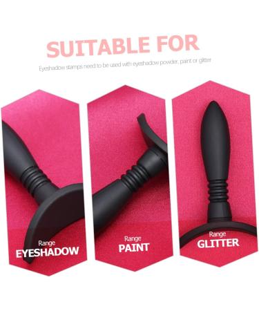 Beatifufu 3 Sets Eye Shadow Stamp Makeup Stamp Cut Crease Tool for Eyes Crease Eyeshadow Stamp The Lazy Girl 6.5x5cmx3pcs Blackx3pcs - Buy Online on GoSupps.com