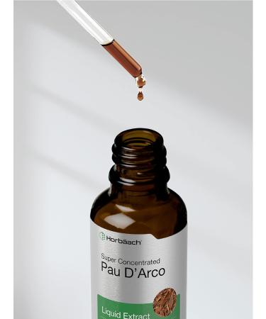 Horb ach PAU D'Arco Extract | 2 fl oz Liquid Drops | Vegetarian Non-GMO Gluten Free | Tabebuia avellanedae Supplement - Buy Online on GoSupps.com