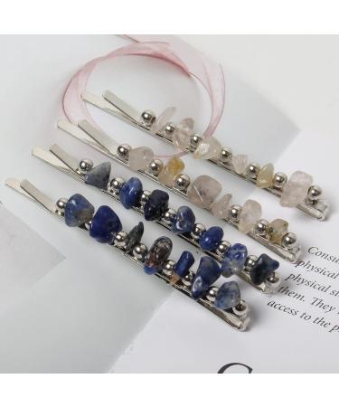 10 Pack Pearl Beaded Hair Slides for Women - Handmade Metal Hair Clips in Gold & Silver - Hair Accessories for Girls - Buy Online on GoSupps.com