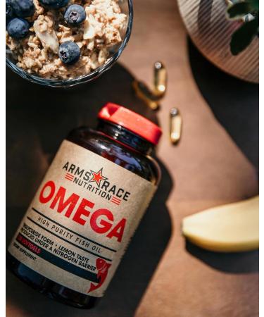 Arms Race Nutrition Omega High Purity Fish Oil - 120 Vegetable Capsules - Buy Online on GoSupps.com