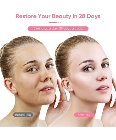 2023 Mini Microcurrent Face Lifting Massager - Skin Tightening Care for Women and Men - Wrinkle Removal Device (Pink) - Buy Online on GoSupps.com
