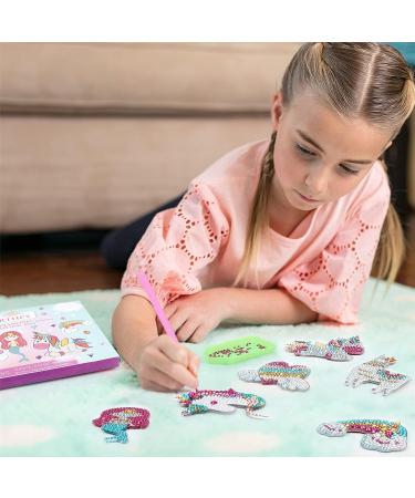 Urlax Arts and Crafts Kit for Kids Ages 8-12 - DIY Gem Keychains & 5D Diamond Painting Set - 6 Pcs Gem Painting Kits for Girls - Gift Ideas for Ages 5-12 - Buy Online on GoSupps.com