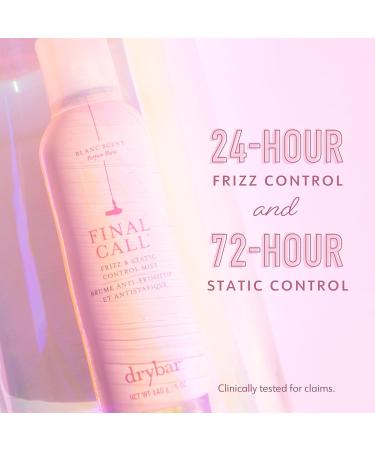 Drybar Final Call Frizz & Static Control Mist | Fights Frizz Tames Flyaways to Maintain Smooth and Shiny Blowouts 24 Hour Frizz Control & 72 Hour Static Control Blanc Scent 1.7 Ounce (Pack of 1) - Buy Online on GoSupps.com