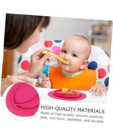 TOYANDONA Silicone Whale Plate - Child Red Toddler Board 31.5x23.5cm | Suction Bowl & Food Container - Buy Online on GoSupps.com