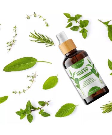 100% Natural Hair Oil Treatment for Damaged & Dry Hair | Strengthen & Lengthen Hair | 100 ml - Buy Online on GoSupps.com