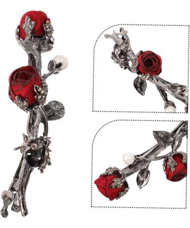 Angoily 1pc Hairpin Hair Clip Hair Side Clips Girl Hair Accessories Flower Headpiece Crystal Hair Barrette Hair Jewelry for Women Hair Barrettes Alloy Bobby Miss The Flowers - Buy Online on GoSupps.com