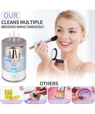 Buy Auto-Rotating Makeup Brush Cleaner - Electric Deep Cleaning & One-Click Operation | Universal for All Makeup Brushes - Buy Online on GoSupps.com
