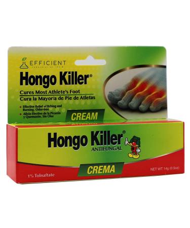 Hongo Killer Antifungal Cream 0.5oz - Athlete's Foot Treatment - Buy Online on GoSupps.com