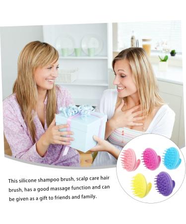 Magiclulu Silicone Shampoo Brush Set - 15 pcs Scalp & Body Massage Brush for Hair Washing & Dog Massage - Shower & Hand Washing Essential - Buy Online on GoSupps.com