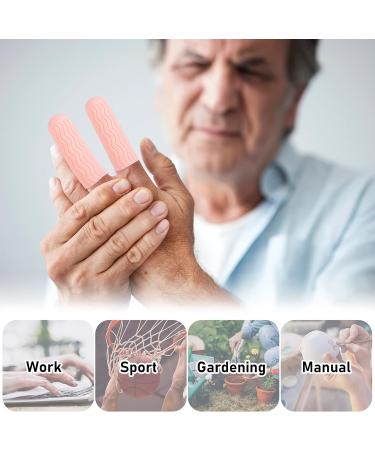 Healifty Gel Finger Cots 10 Pairs - Silicone Finger Sleeves for Cracking, Arthritis, Trigger, Eczema - Finger Protectors and Gloves Support - Buy Online on GoSupps.com