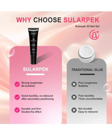  sularpek 3D Sculpting Gel 2pcs 15g Multifunctional for Nail Art and DIY Charms - Buy Online on GoSupps.com