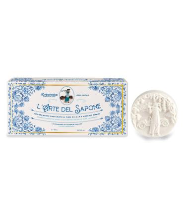 Athena's Herbalist | The Art of Soap 2 intensely scented soaps with lilac blossom and white musk 2 soaps x 100g