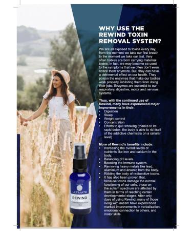 Nordens Ultimate Rewind Detox - Easy to Take Liquid Zeolite Nano Particle Mouth Spray - Natural Energy & Immune System Booster That Supports Daily Detox & Optimal pH (30ml) - Buy Online on GoSupps.com