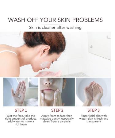 AILKE Brightening Face Cleanser Gentle Daily Face Wash and Makeup Remover with Amino Acids Niacinamide Soothing and Exfoliating for All Skin Types 4.23 oz (Pack of 2) - Buy Online on GoSupps.com